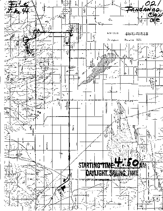 B B S route in Oregon